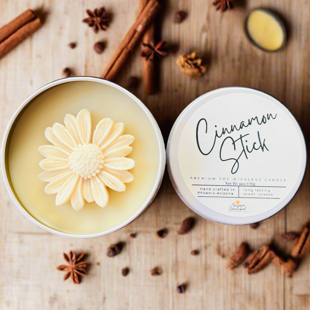 Cinnamon Stick Wickless Candle