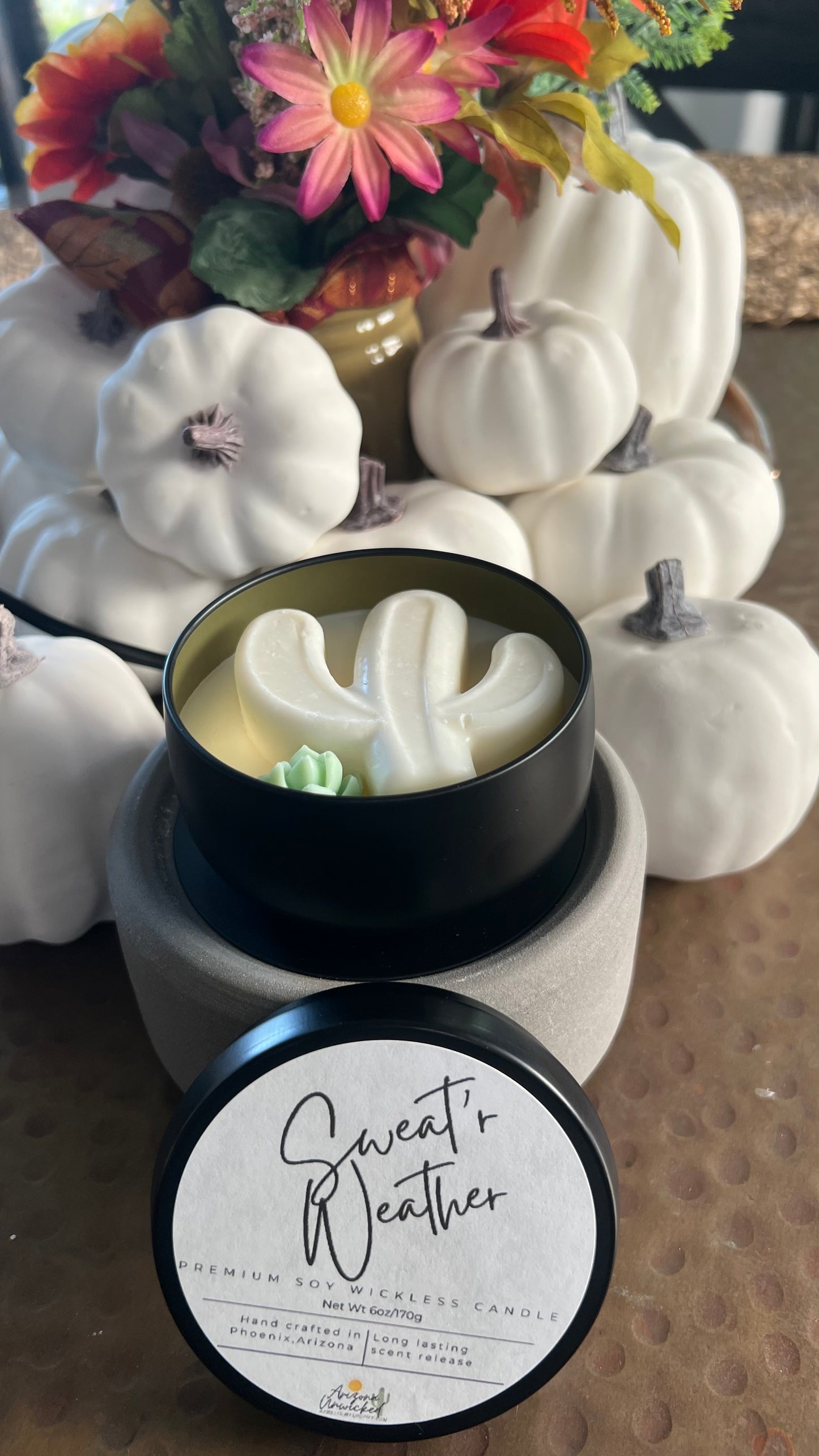 Sweat'r Weather Wickless Candle