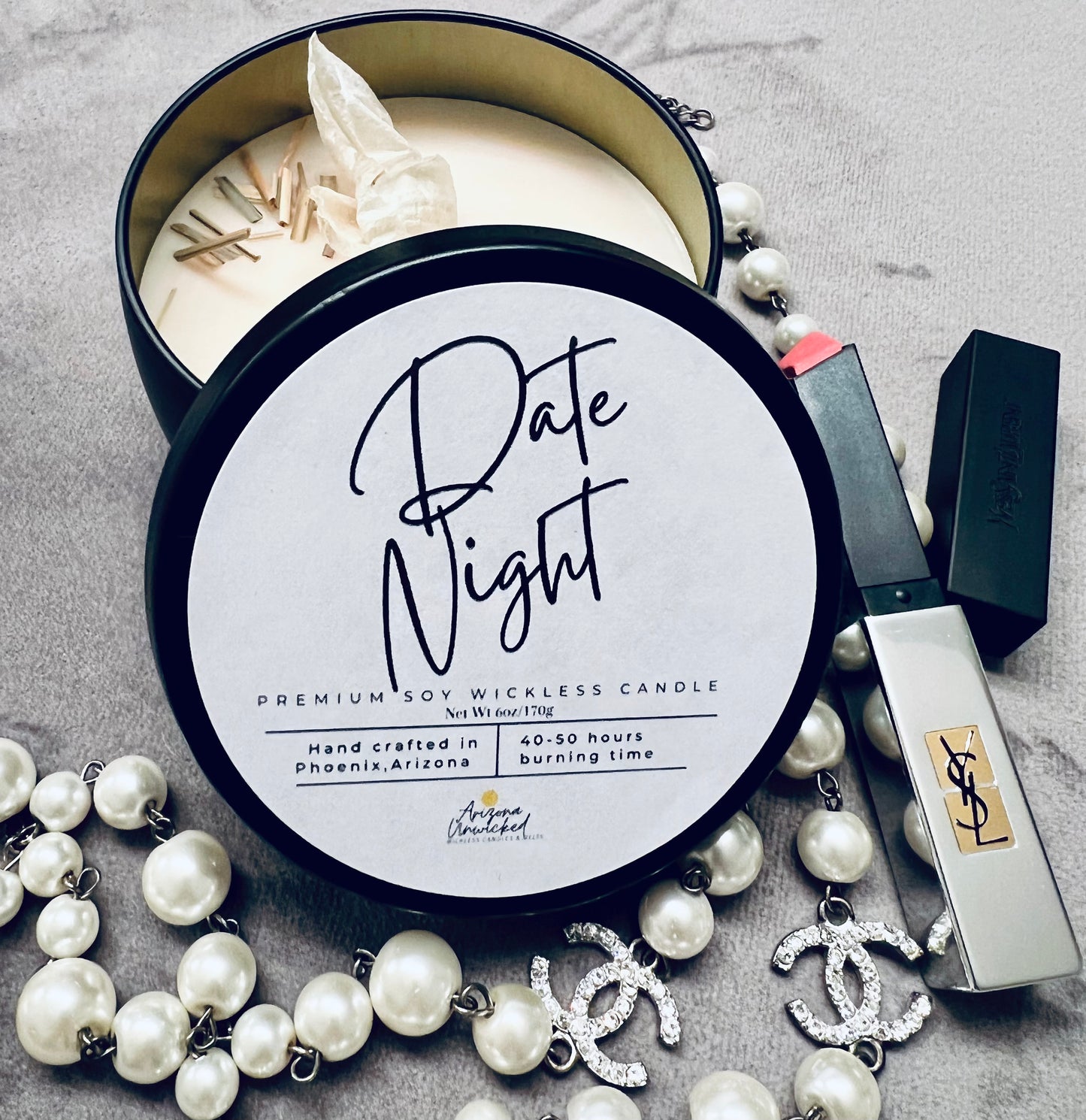 Date Night Wickless Candle