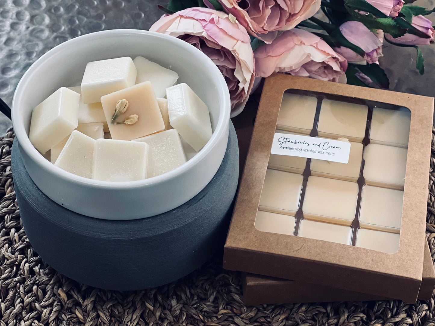 Strawberries and Cream wax melts