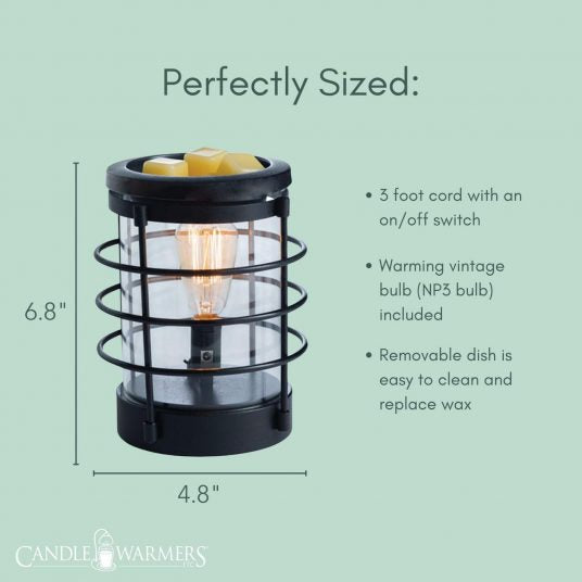COASTAL EDISON BULB ILLUMINATION WAX WARMER