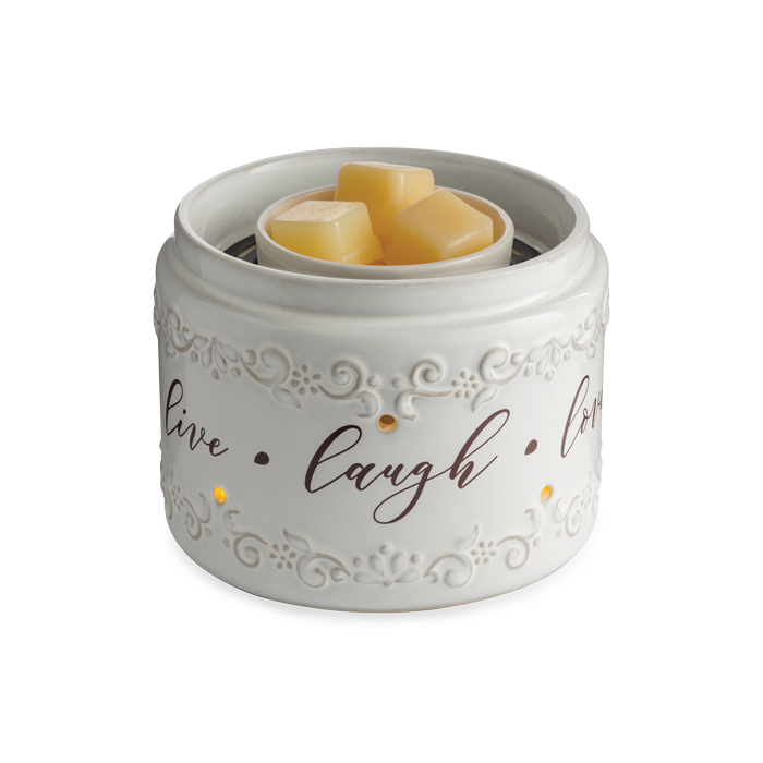LIVE, LAUGH, LOVE ILLUMINAIRE FAN FRAGRANCE WAX WARMER