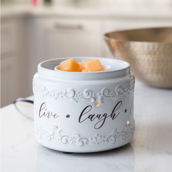 LIVE, LAUGH, LOVE ILLUMINAIRE FAN FRAGRANCE WAX WARMER