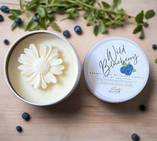 Wild Blueberry Wickless Candle