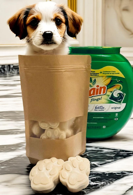 Fresh Folded Laundry Paw Shape Wax Melts
