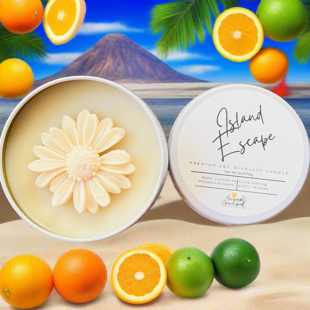 Island Escape Wickless Candle