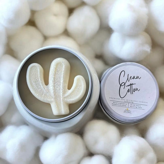 Clean Cotton Wickless Candle