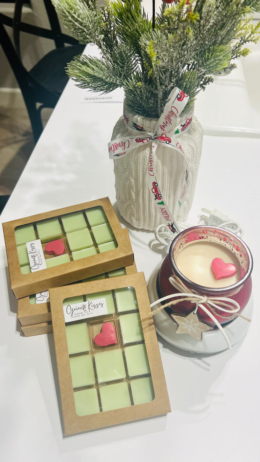 Peppermint Kisses 12cube Wax  Melts