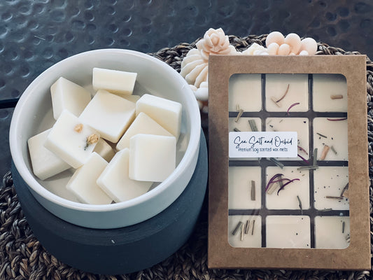 Sea Salt and Orchid 12 cube Wax Melts