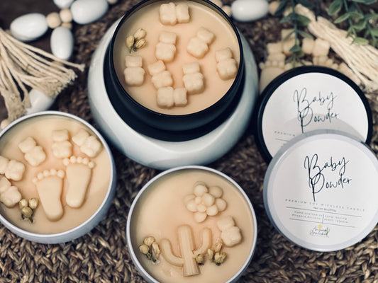 Baby Powder Wickless Candle