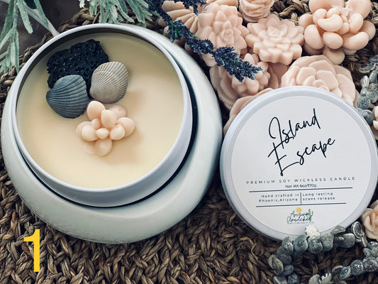 Island Escape Wickless Candle