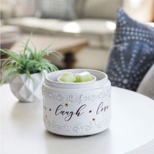 LIVE, LAUGH, LOVE ILLUMINAIRE FAN FRAGRANCE WAX WARMER